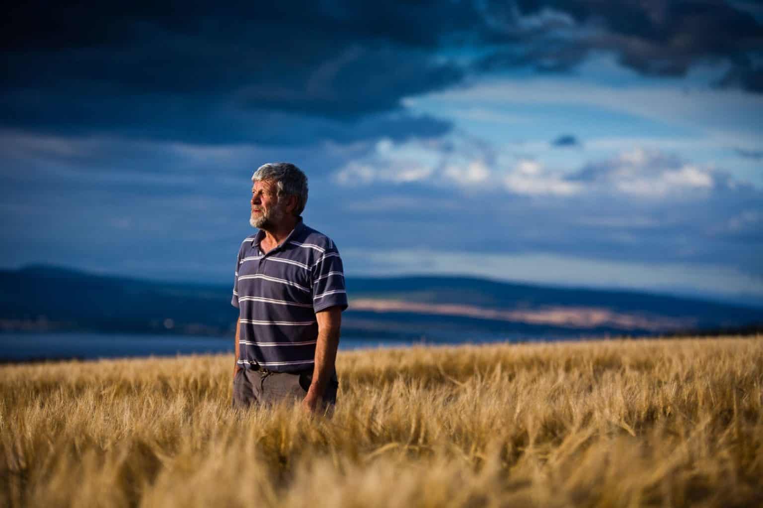 scottish-farmer-portrait farmer grigor townend, photographed by roddy mackay, inverness editorial photographer