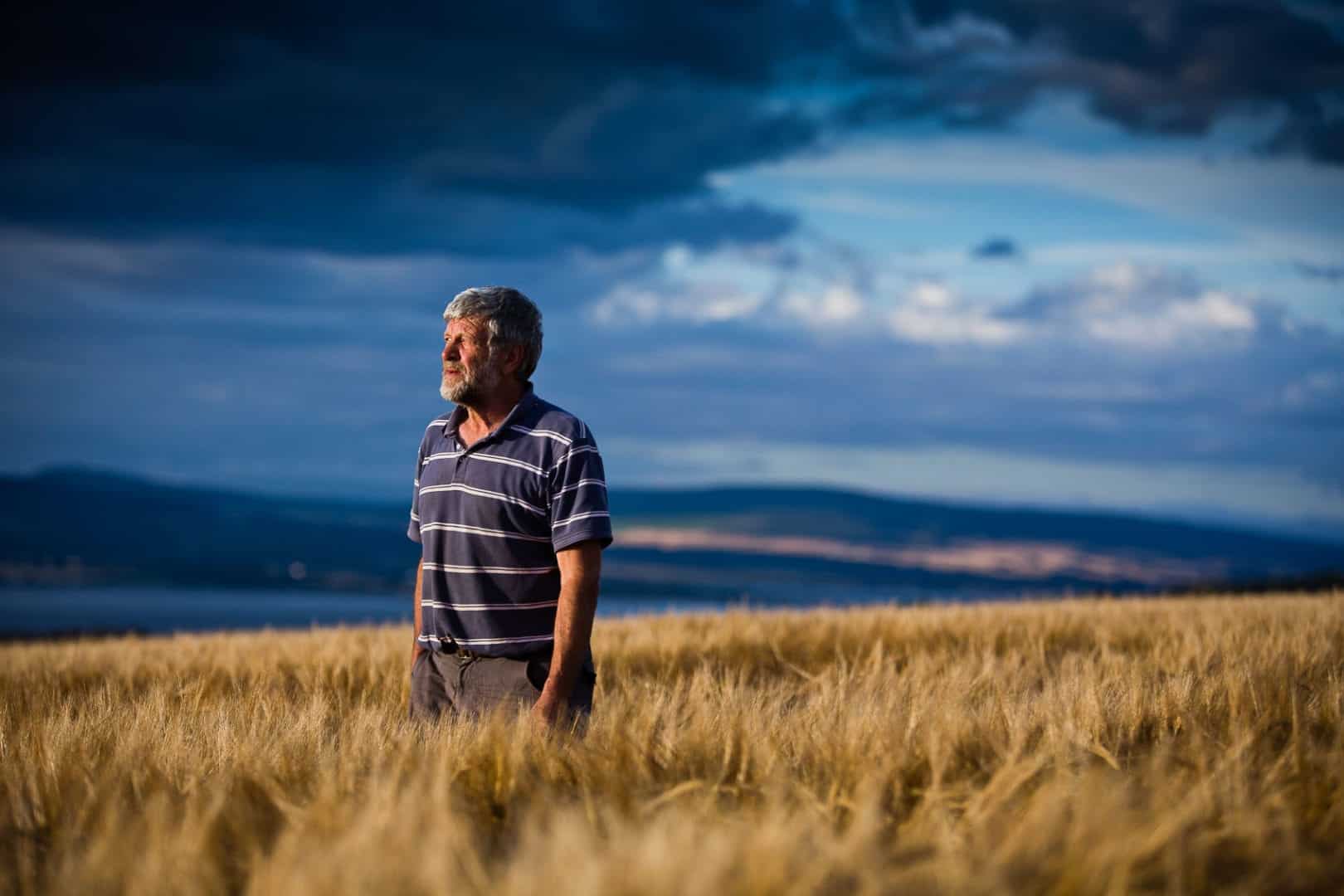 farmer grigor townend, photographed by roddy mackay, inverness editorial photographer