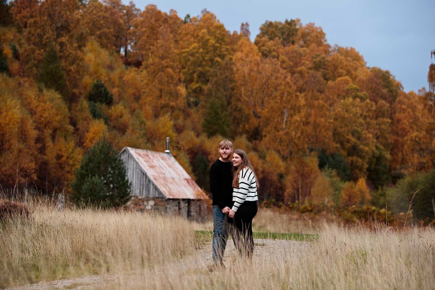aviemore couples photography session