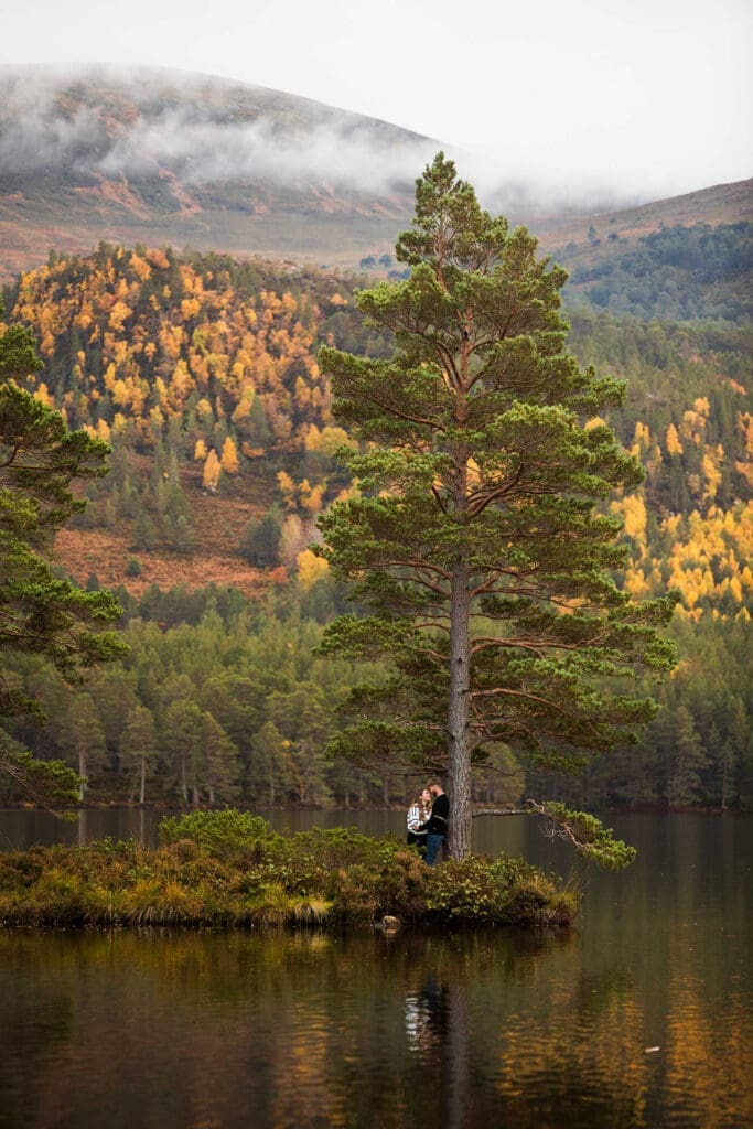 aviemore pre wedding photo season
