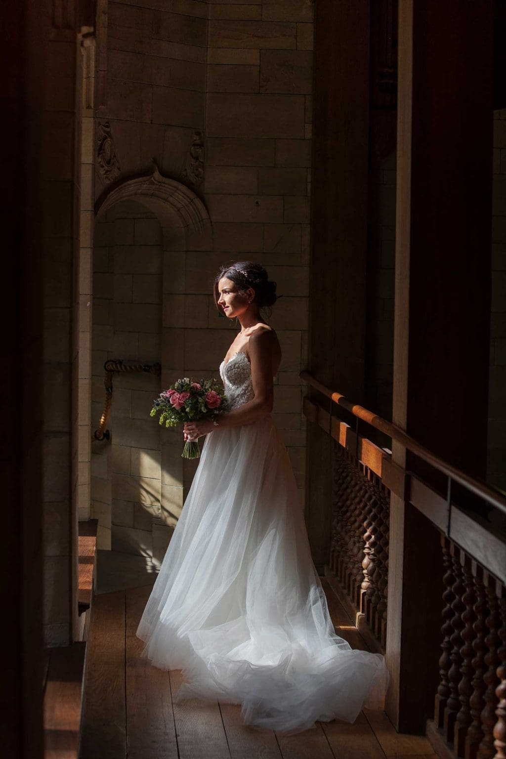 Achnagairn bridal portrait