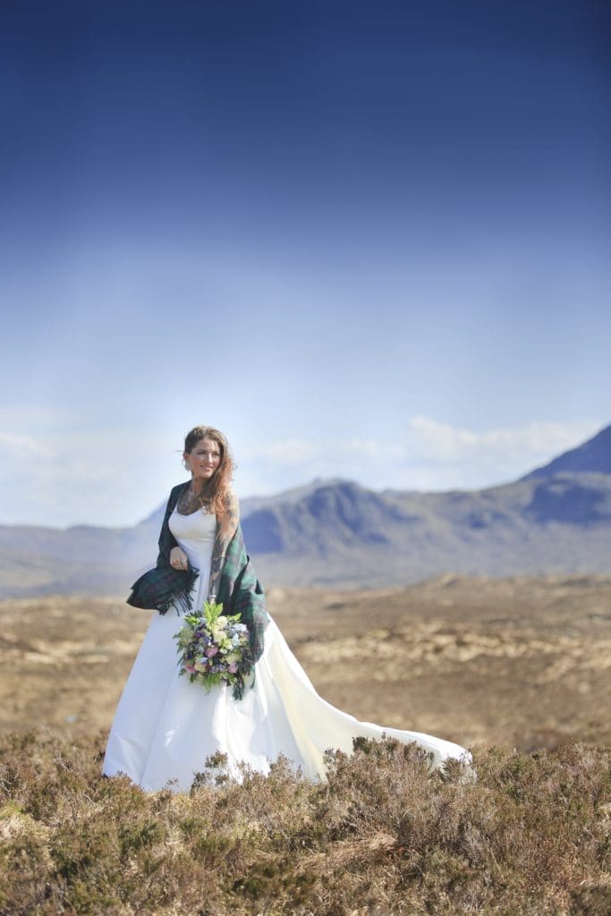 American bride in Skye American bride in Skye