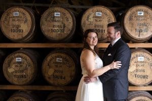 Ardbeg Distillery wedding photo