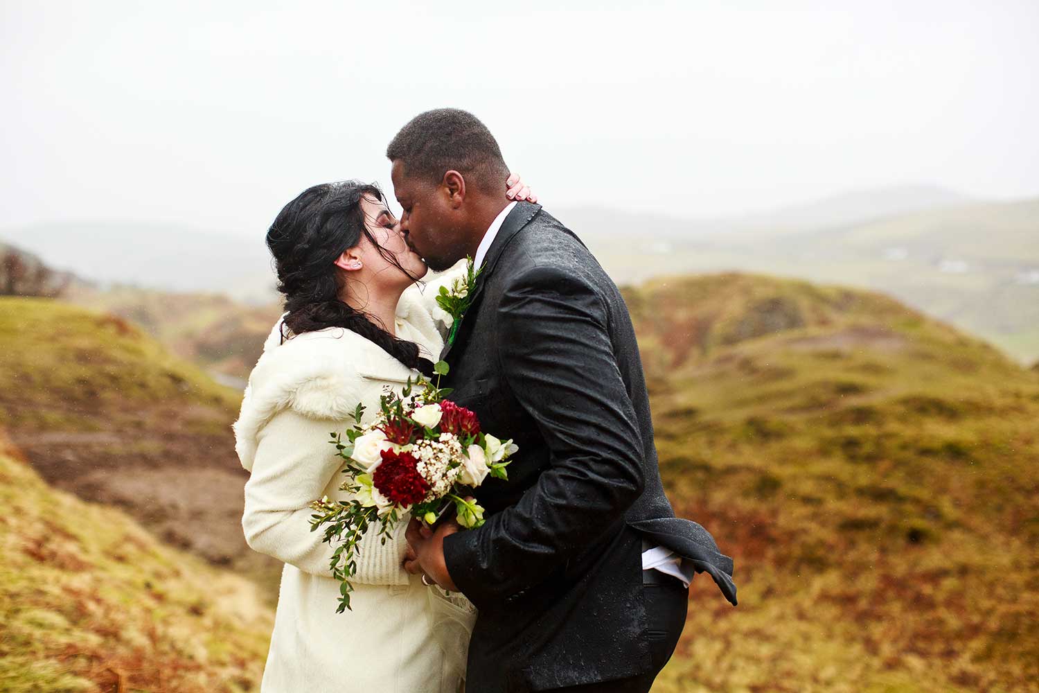 Isle of Skye wet wedding Isle of Skye wet wedding