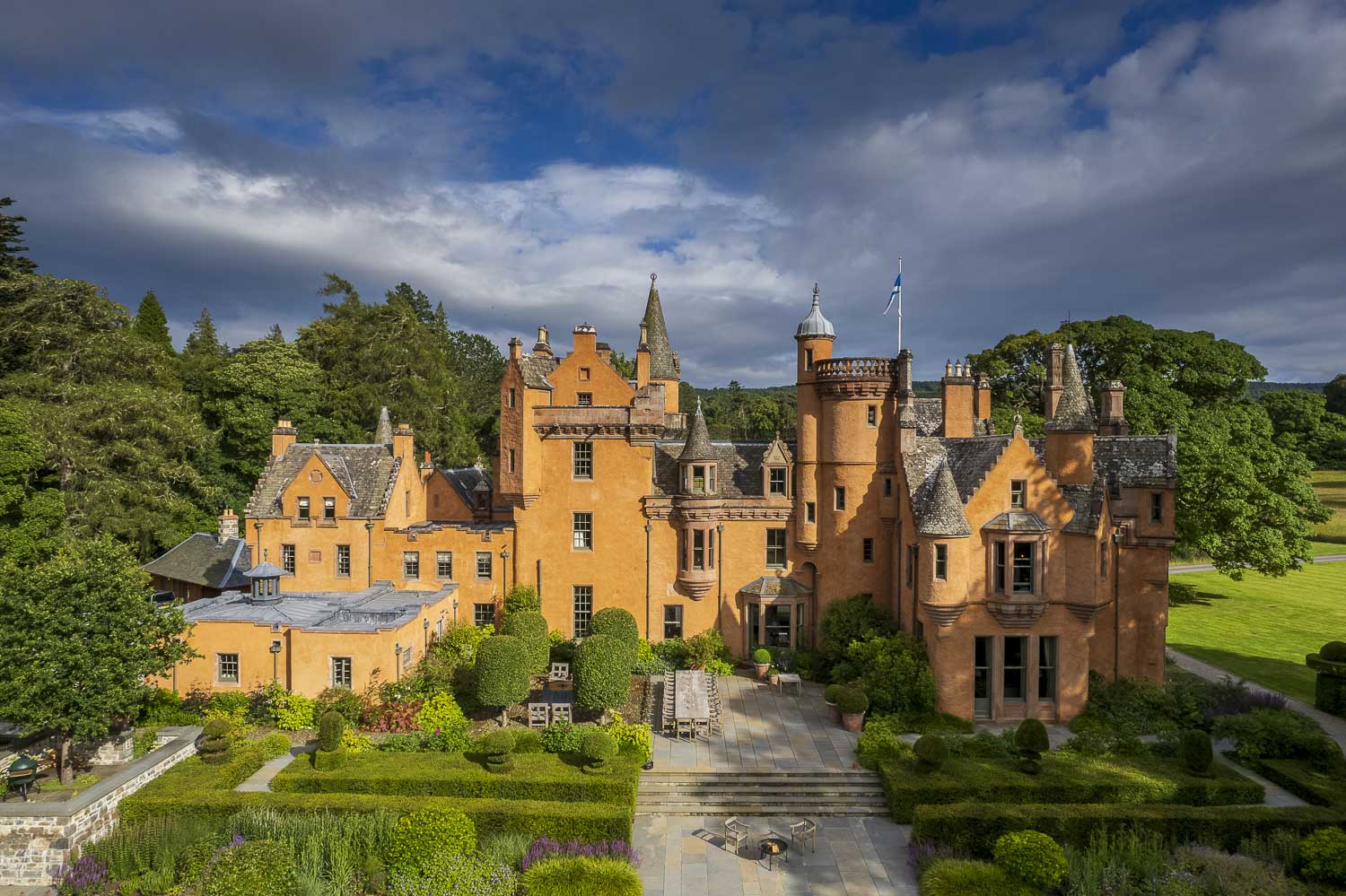 Aldourie Castle Aerial