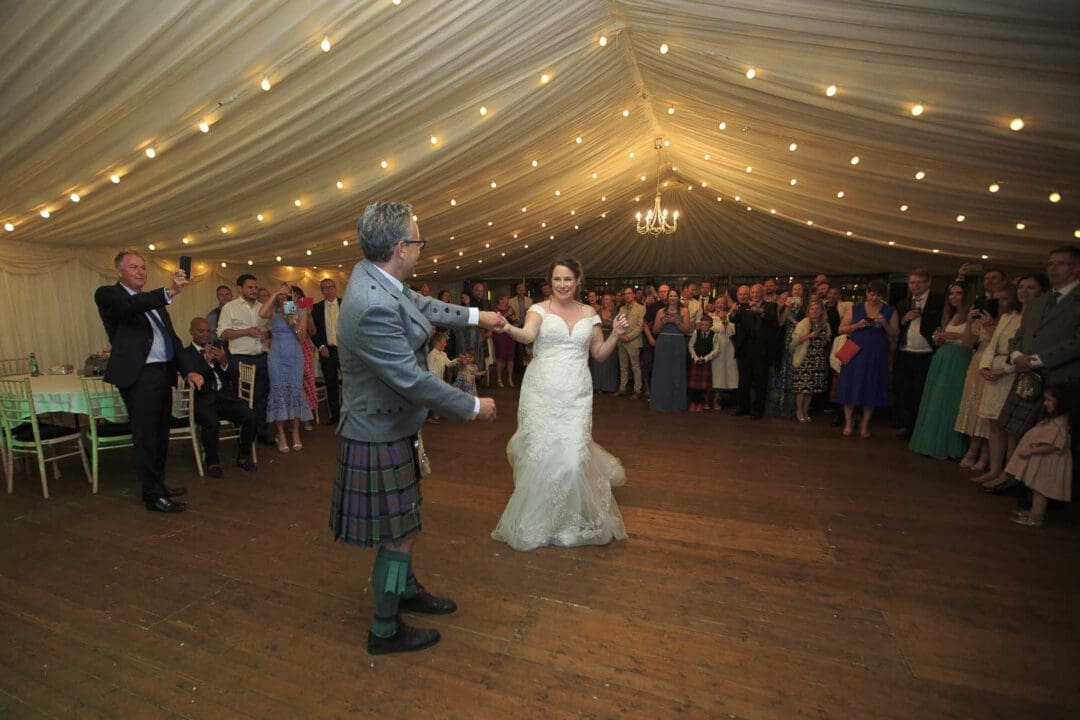 Dornoch Cathedral Castle Hotel marquee