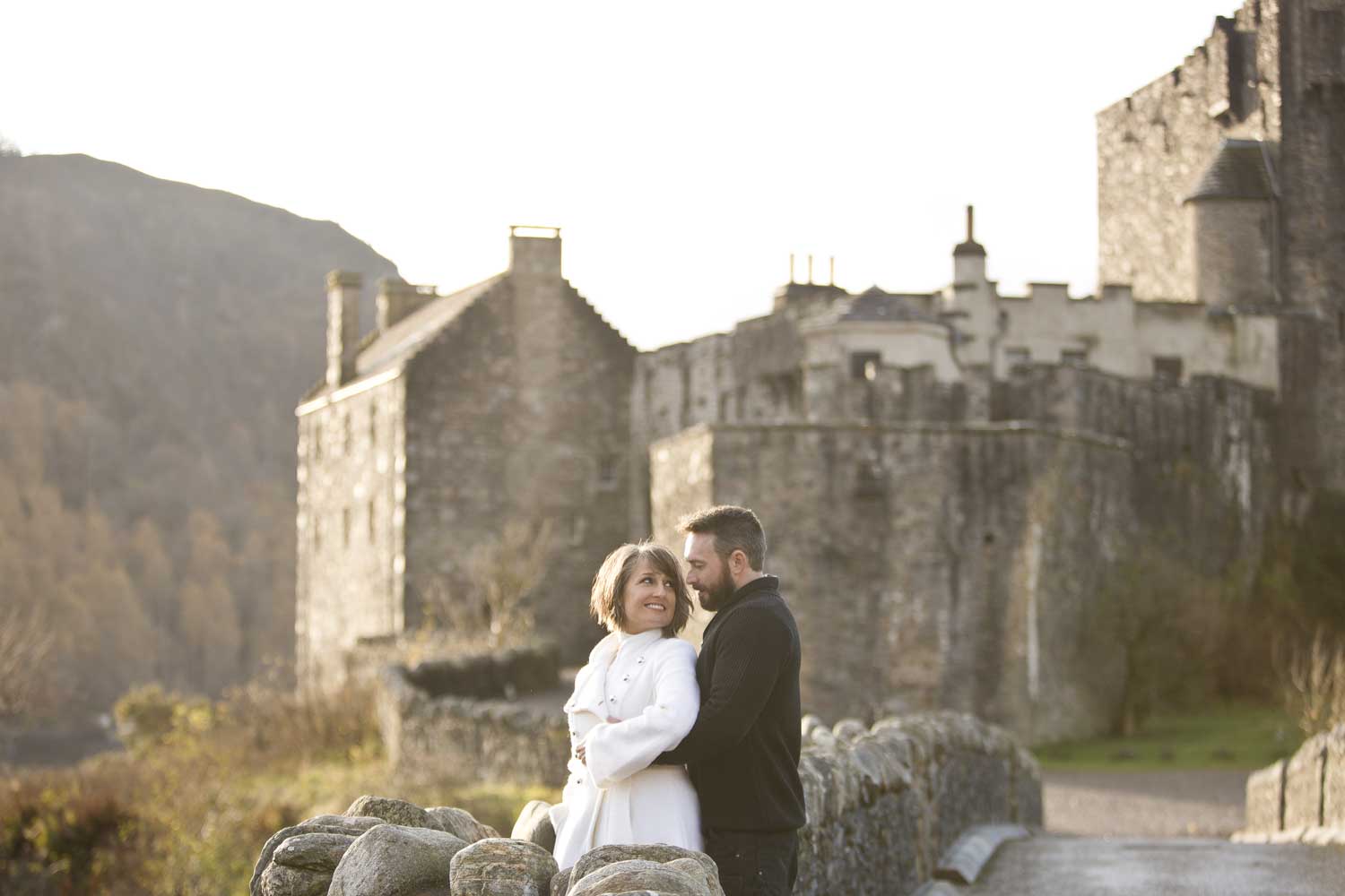 Eilean Donan Castle Couple portrait