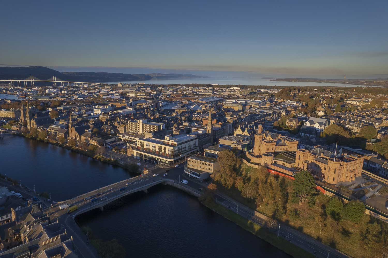 Inverness Castle Aerial