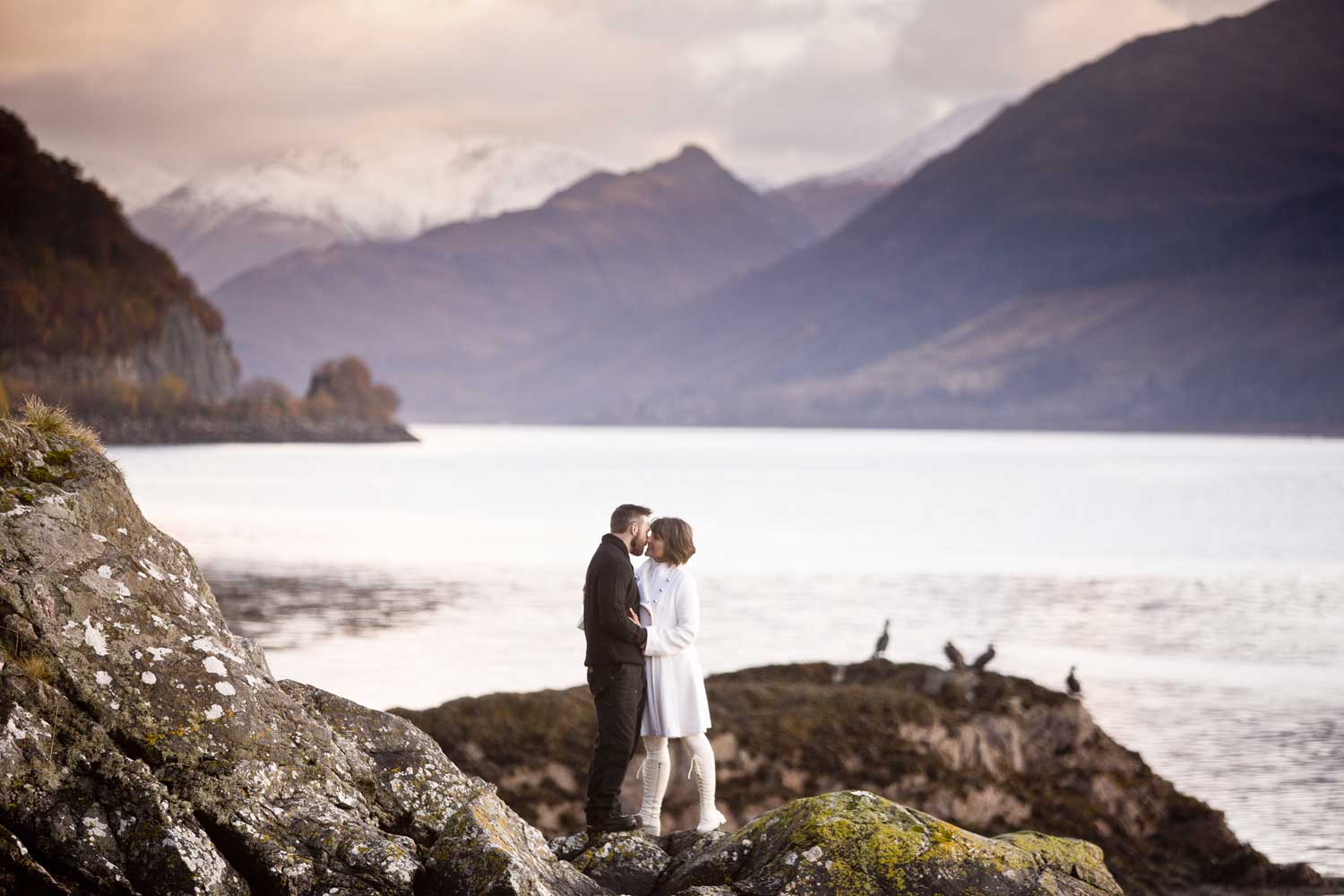 Loch Duich Winter Couple