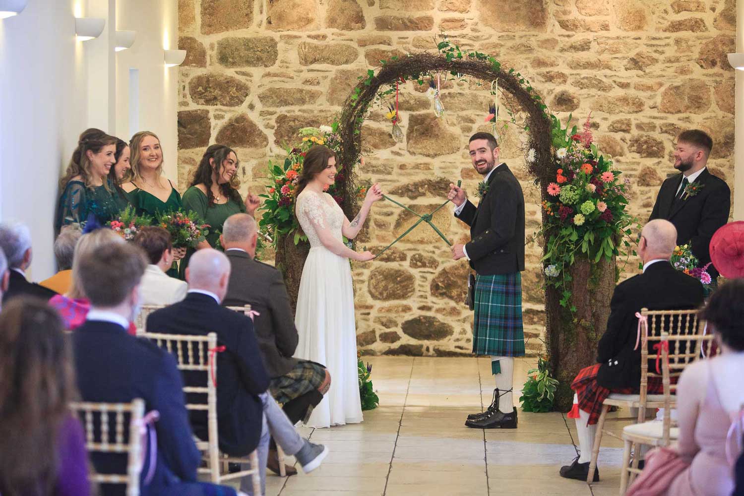 Tying the knot at Daviot Steading