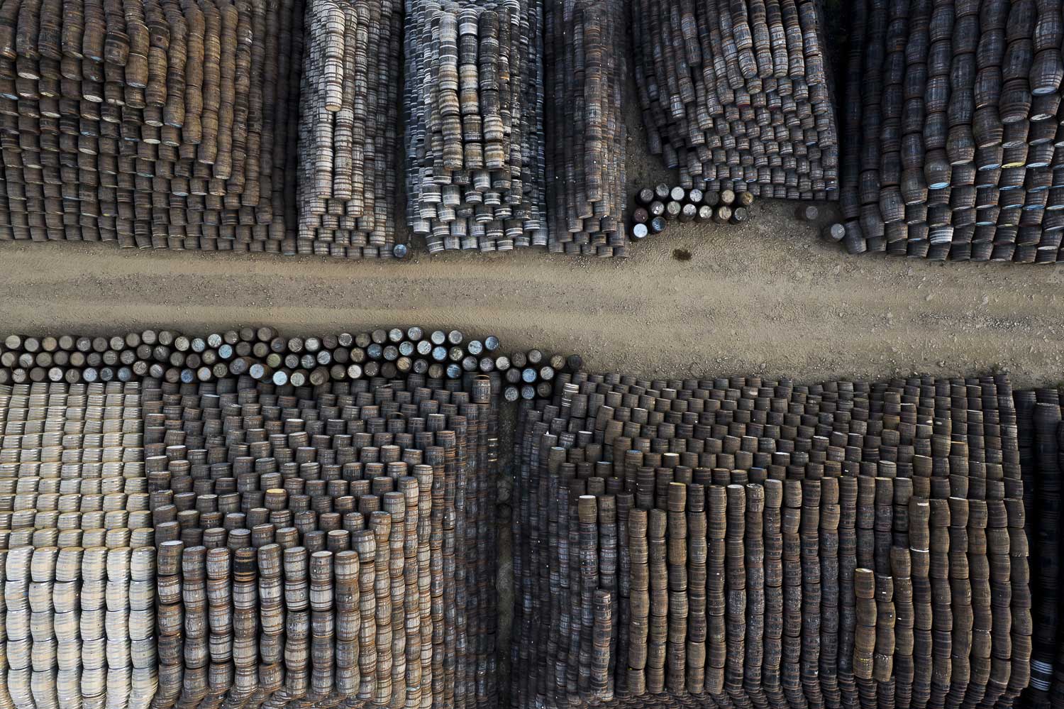 Whisky Casks Aerial