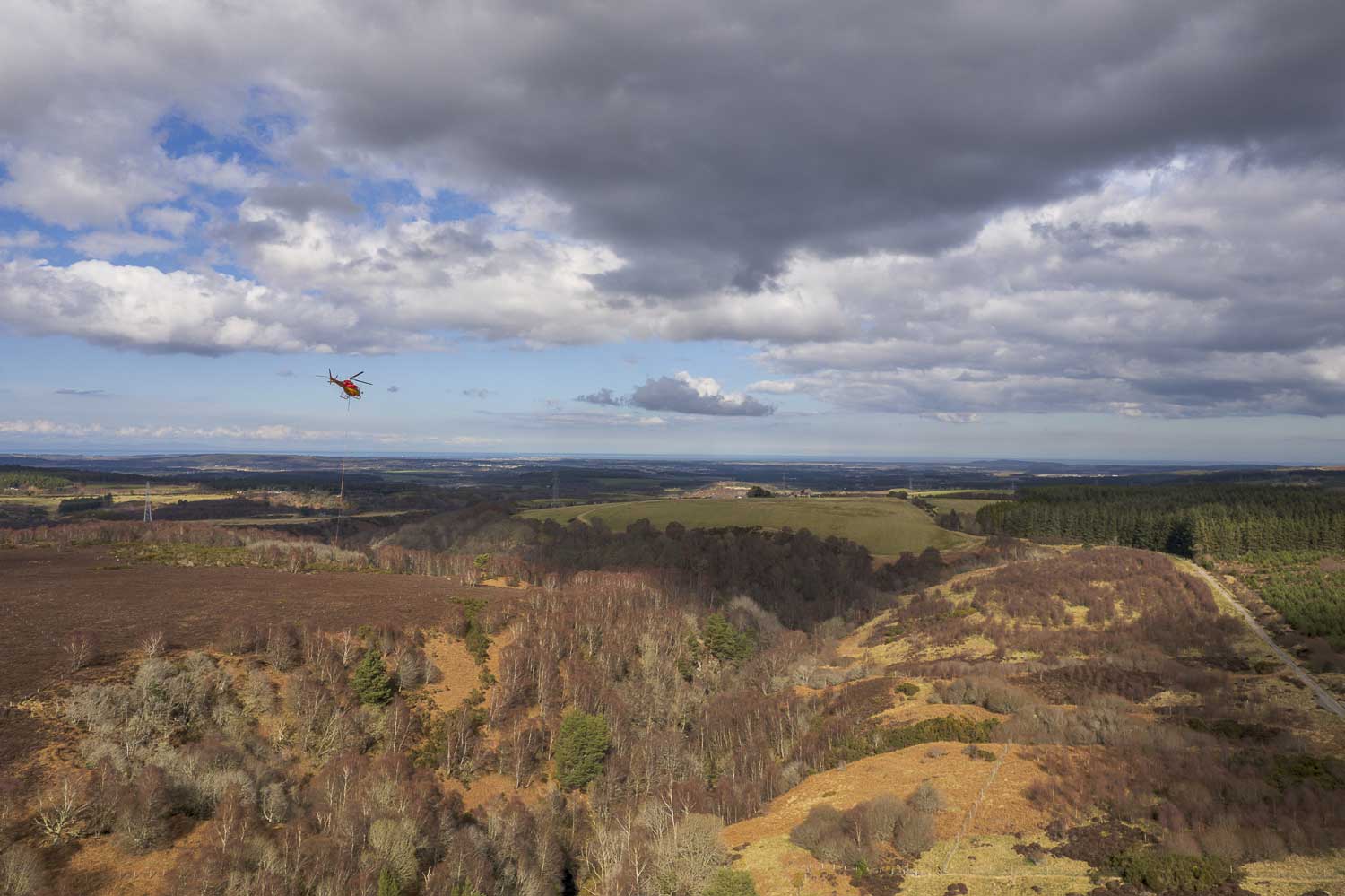 Morrison construction helicopter